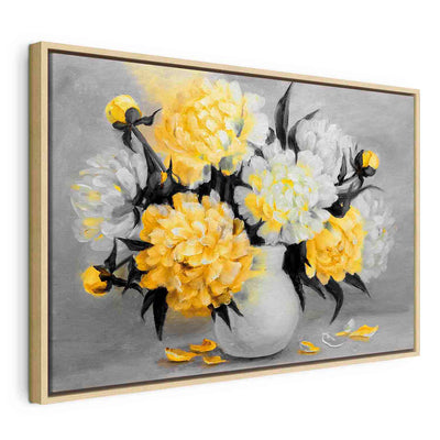 Glezna koka rāmī - Smaržīgās krāsas - nopirkt gleznu ar ziediem G ART