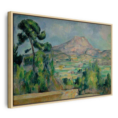 Glezna koka rāmī - Svētās Viktorijas kalns - nopirkt gleznu viesistabai G ART