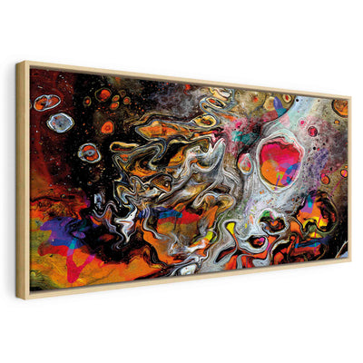 Glezna koka rāmī - Visuma krāsa - nopirkt gleznu viesistabai G ART
