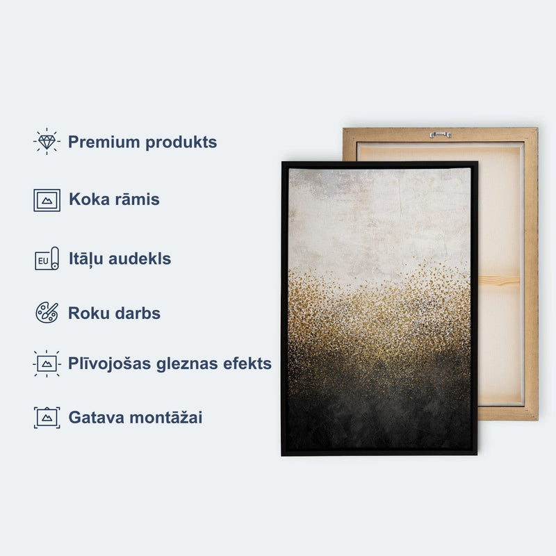 Glezna melnā koka rāmī - Jūras klusums - nopirkt online G ART