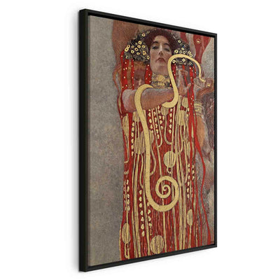 Glezna melnā koka rāmī - Medicīna (Hygiea), 40x60 cm G ART