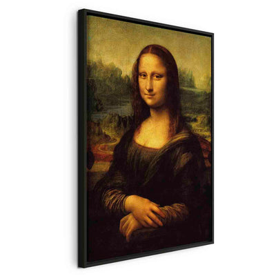Картина в черной деревянной раме - Мона Лиза G ART