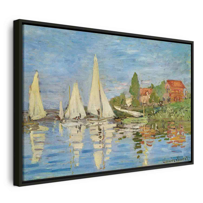 Картина в черной деревянной раме - Regate Argenteuil G ART