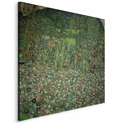 Painting reproduction - Gustav Klimt - Garden landscape with a mountain peak G-ART