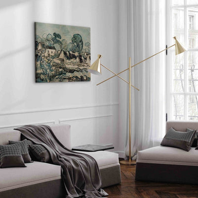 Tapybos reprodukcija (Vincentas Van Gogas) - kraštovaizdis su „House G Art“