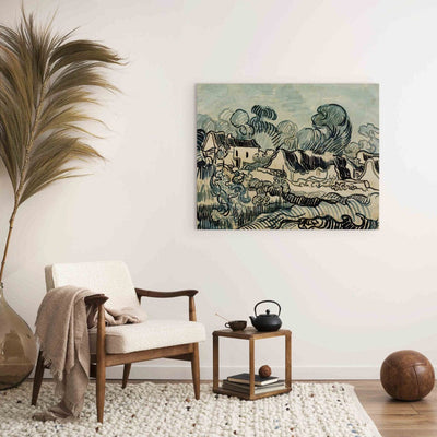 Tapybos reprodukcija (Vincentas Van Gogas) - kraštovaizdis su „House G Art“