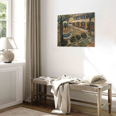 Воспроизведение живописи (Винсент Ван Гог) - больница Арлас