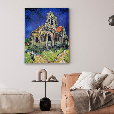 Reproduction of painting (Vincent van Gogh) - Ausa Church G Art