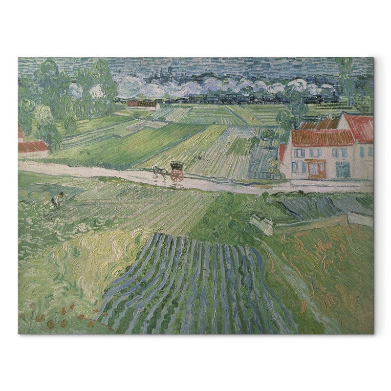 Reproduction of painting (Vincent van Gogh) - Aversha landscape after rain g Art