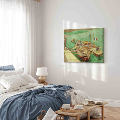 Reproduction of painting (Vincent van Gogh) - Bares on Ron River G Art