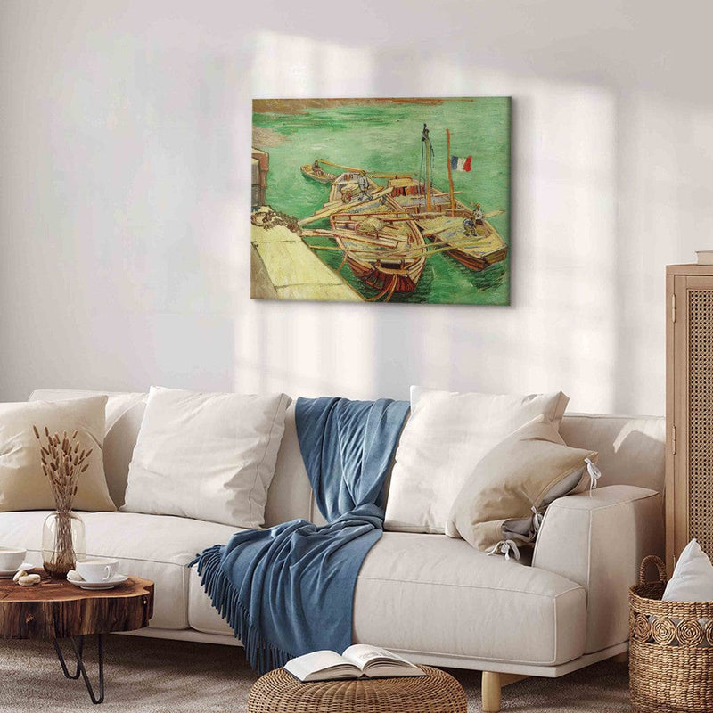 Reproduction of painting (Vincent van Gogh) - Bares on Ron River G Art