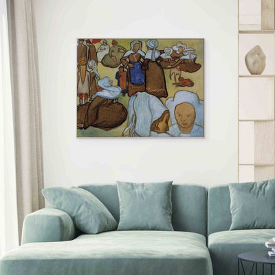 Воспроизведение живописи (Винсент Ван Гог) - Бретониниш Фрауэн Ауф Дер Визе Г.