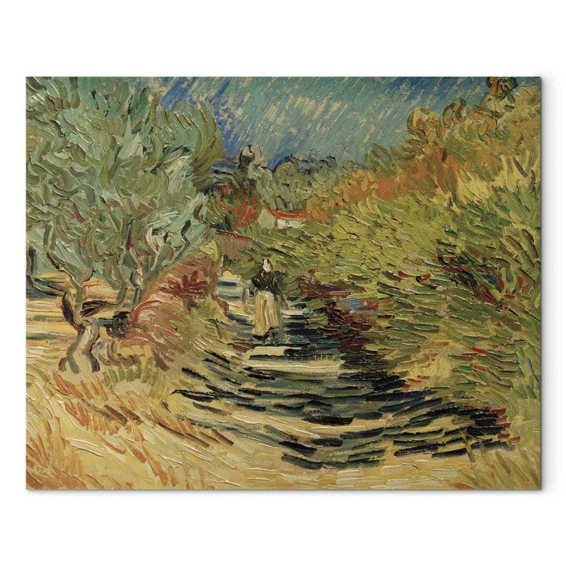 Reproduction of painting (Vincent van Gogh) - the way to Saint -Remy G Art