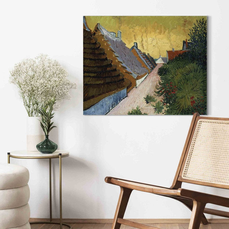 Maalauksen lisääntyminen (Vincent Van Gogh) - Road Saintes -Miers G Art