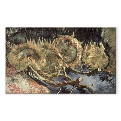 Tapybos atkūrimas (Vincentas Van Gogas) - keturi saulėgrąžos G menas