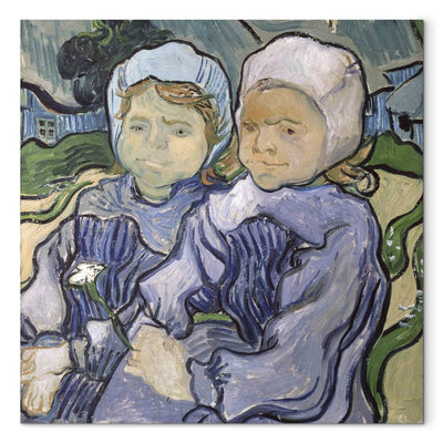 Воспроизведение живописи (Винсент Ван Гог) - две маленькие девочки G Art
