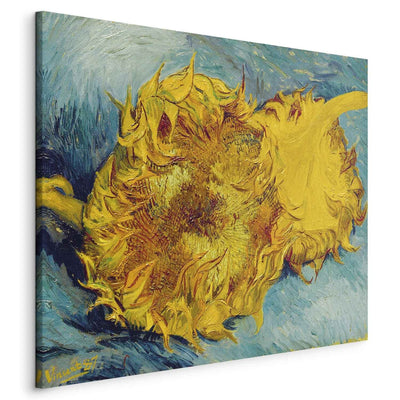 Reproduction of painting (Vincent van Gogh) - Two Sunflowers G Art