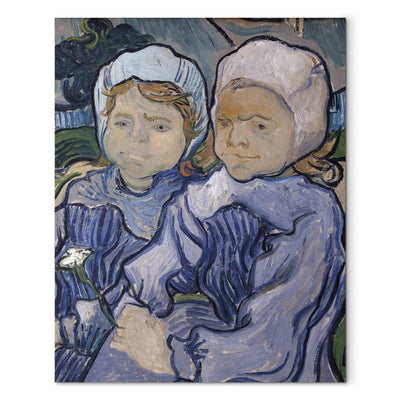 Воспроизведение живописи (Винсент Ван Гог) - двое детей G Art