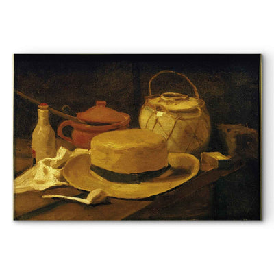 Воспроизведение живописи (Винсент Ван Гог) - желтая соломенная шляпа G Искусство