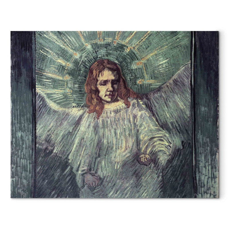 Воспроизведение живописи (Винсент Ван Гог) - Голова Ангела после Рембрандта Дж.