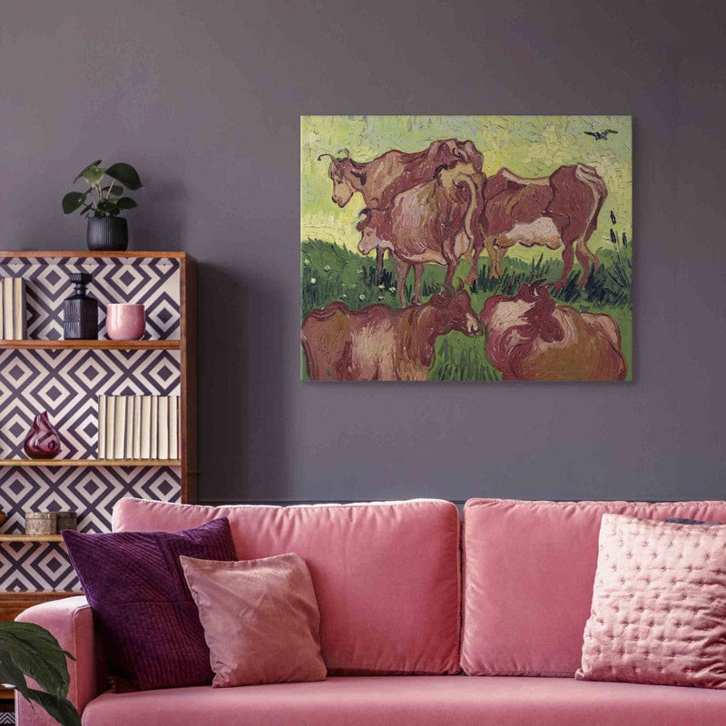 Воспроизведение живописи (Винсент Ван Гог) - Коровы G Art
