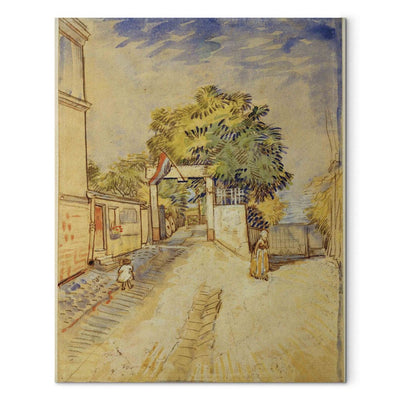 Maalauksen lisääntyminen (Vincent Van Gogh) - Sisäänkäynti Moulin de la Galette Museum G -taidetta