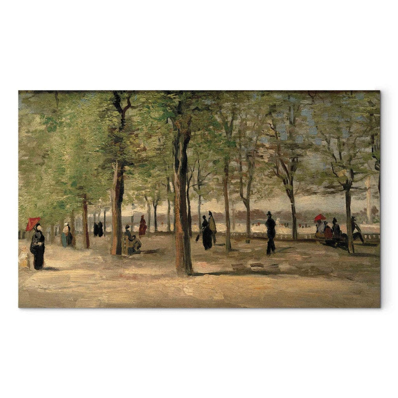Gleznas reprodukcija (Vinsents van Gogs) - Ielija Luksemburgas dārzā (Jardin du Luxembourg) G ART