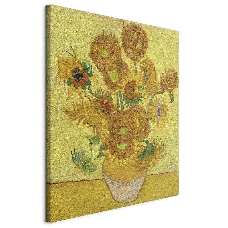 Распродукция живописи (Винсент Ван Гог) - Натюрморт - ваза с пятнадцатью подсолнухами G Art