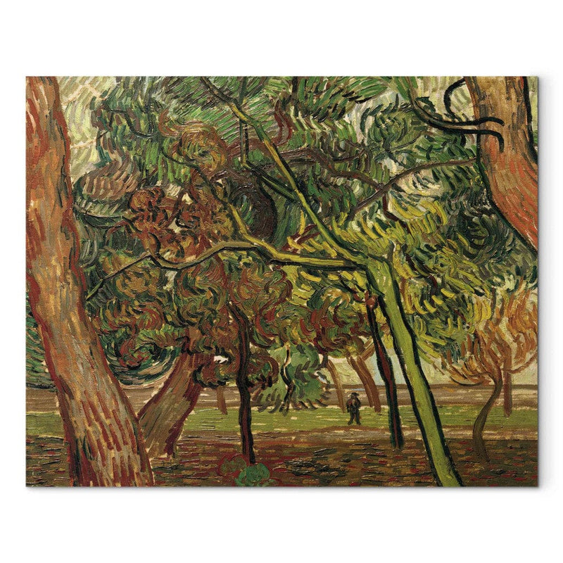 Tapybos reprodukcija (Vincentas Van Gogas) - medžiai rudenį G menas
