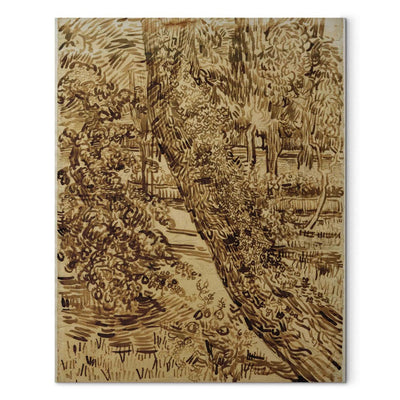 Tapybos reprodukcija (Vincentas Van Gogas) - medis su gebenėmis „Garden G“ mene