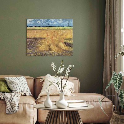 Воспроизведение живописи (Винсент Ван Гог) - Пшеничное поле с балками G Art