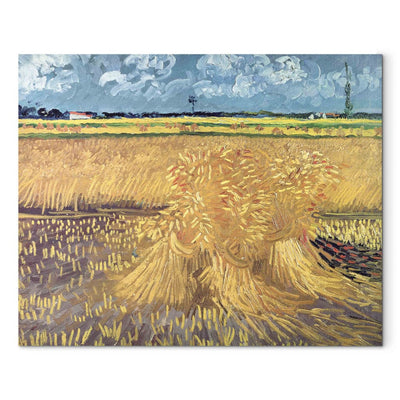 Gleznas reprodukcija (Vinsents van Gogs) - Kviešu lauks ar sijām G ART