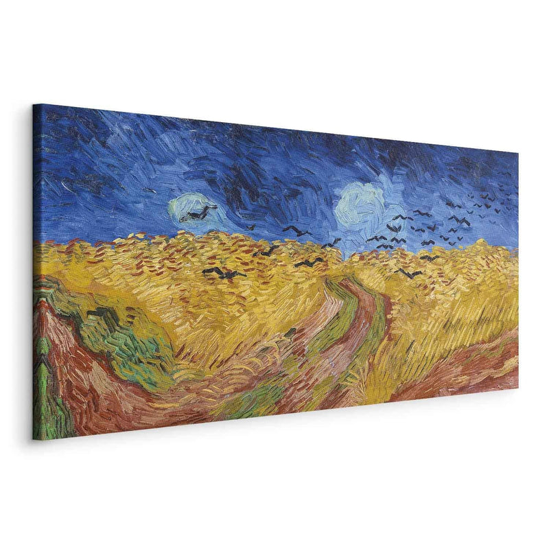 Воспроизведение живописи (Винсент Ван Гог) - пшеничное поле с воронами G Art