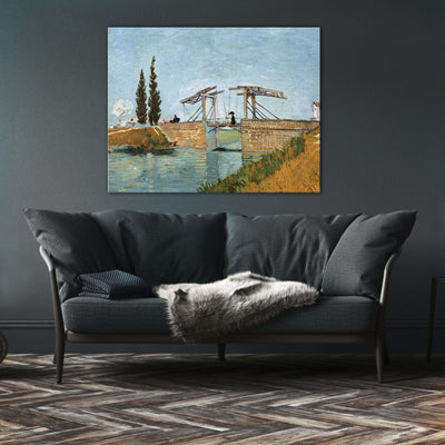 Воспроизведение живописи (Винсент Ван Гог) - мост Ланглуа Арла Г искусство