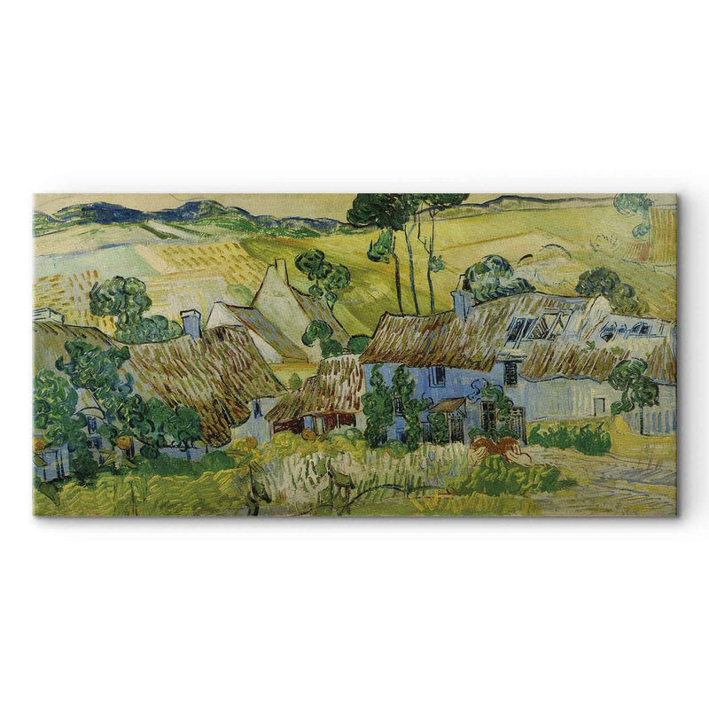 Gleznas reprodukcija (Vinsents van Gogs) - Lauku saimniecības pie Overas G ART