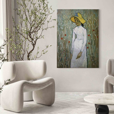 Воспроизведение живописи (Винсент Ван Гог) - Девушка в белом наряде G Art