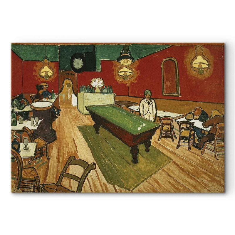 Gleznas reprodukcija (Vinsents van Gogs) - Nakts kafejnīca Arlā G ART