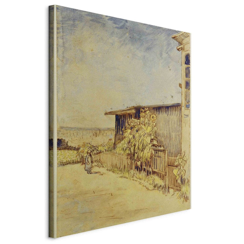 Gleznas reprodukcija (Vinsents van Gogs) - Nojume ar saulespuķēm G ART
