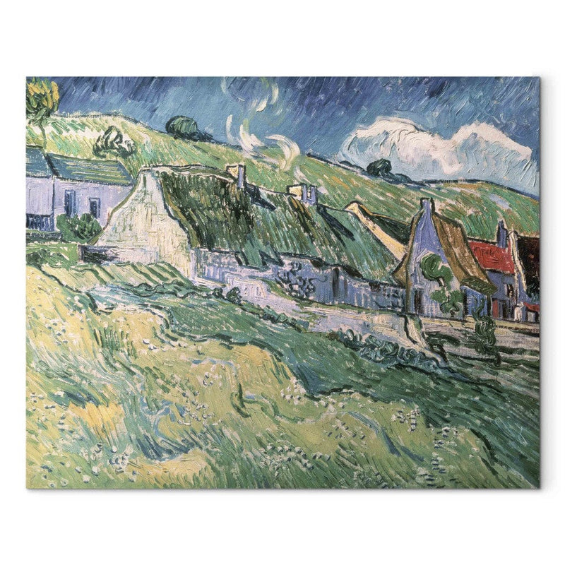 Gleznas reprodukcija (Vinsents van Gogs) - Overs-sur-Oise mājiņas G ART