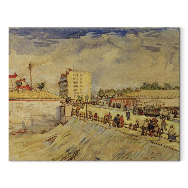 Reproduction of painting (Vincent van Gogh) - Paris Ramper Gate G Art
