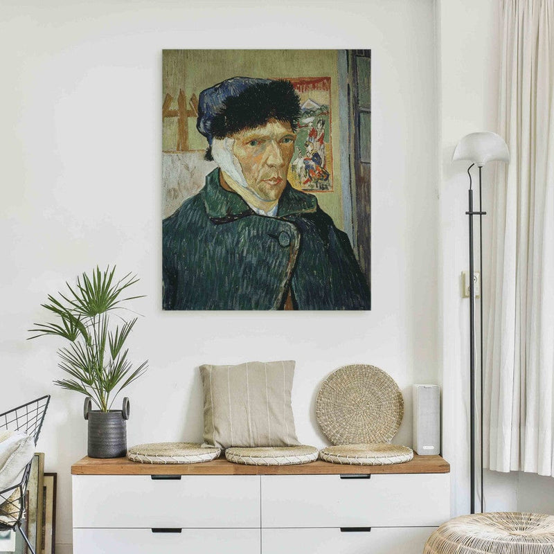 Reproduction of painting (Vincent van Gogh) - Self -portrait with a banded ear G Art