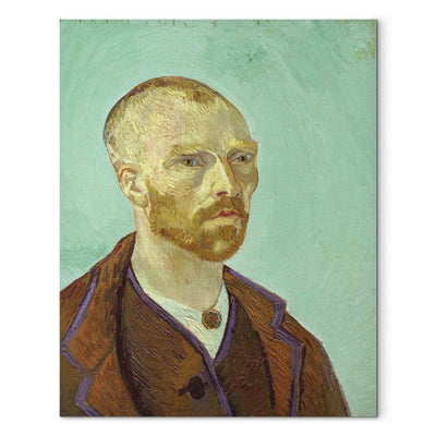 Gleznas reprodukcija (Vinsents van Gogs) - Pašportrets, veltīts Polam Goženam G ART