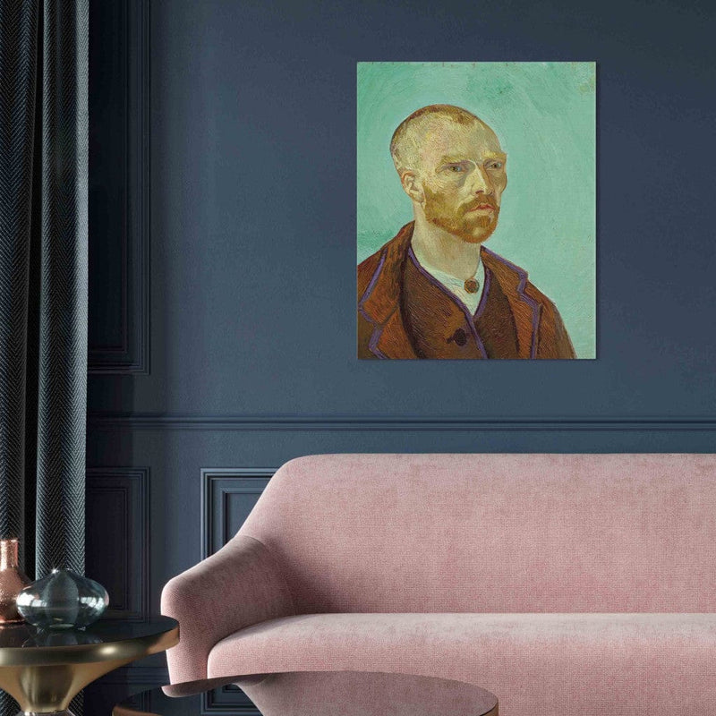 Reproduction of painting (Vincent van Gogh) - Self -portrait dedicated to Paul Gežen G Art