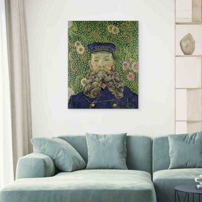 Воспроизведение живописи (Винсент Ван Гог) - Портрет почтальона Джозефа Руена Г.