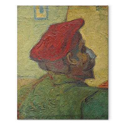 Gleznas reprodukcija (Vinsents van Gogs) - Pols Gogēns (Vīrietis ar sarkanu cepuri) G ART