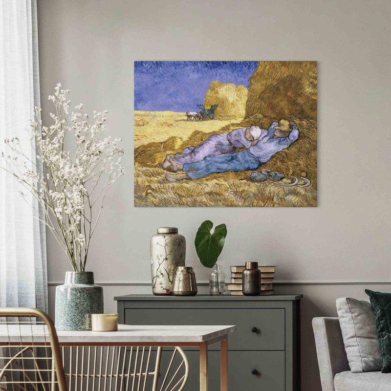 Gleznas reprodukcija (Vinsents van Gogs) - Pusdienlaiks jeb Siesta pēc Milē G ART