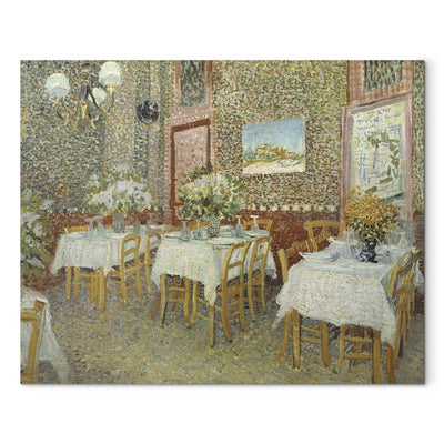Reproduction of painting (Vincent van Gogh) - The interior of the restaurant g Art