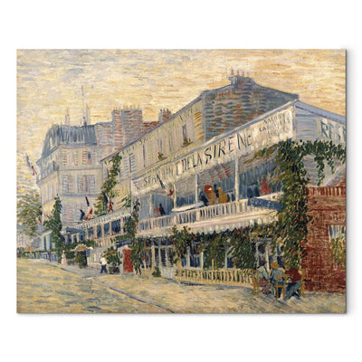 Gleznas reprodukcija (Vinsents van Gogs) - Restorāns de la Sirène Asnieres pilsētā G ART