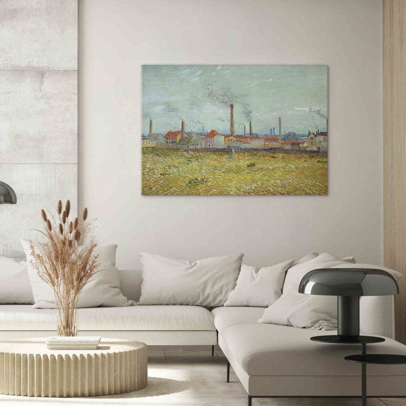 Репродукция картины (Винсент Ван Гог) - Фабрики Аньера (Набережная Клиши) G ART