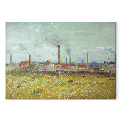 Репродукция картины (Винсент Ван Гог) - Фабрики Аньера (Набережная Клиши) G ART